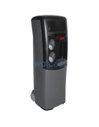 Fonte de filtração EMAX, cinzenta/preta. Água quente e fria