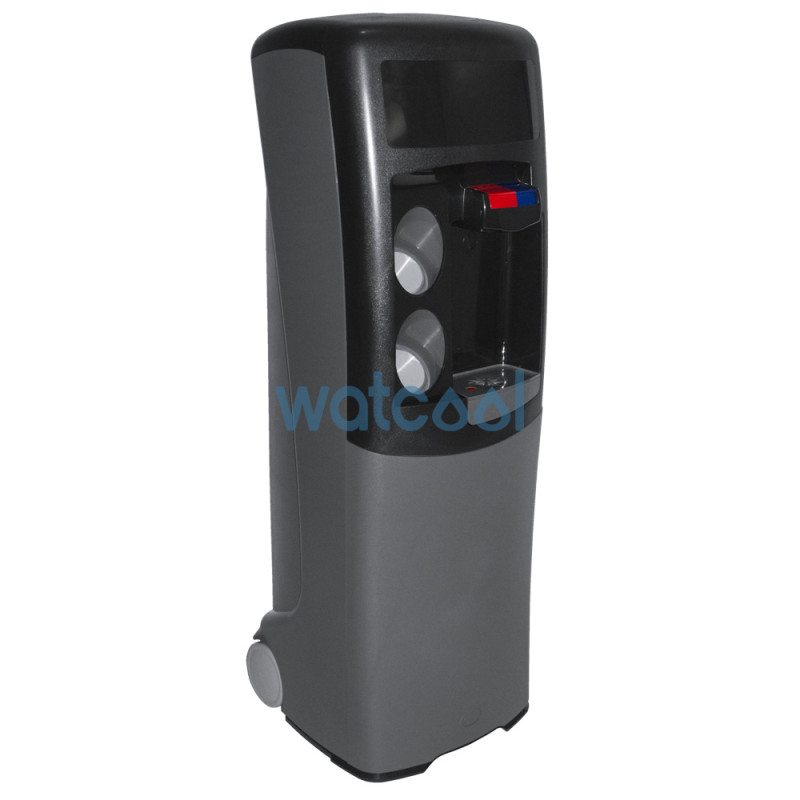 Fonte de filtração EMAX, cinzenta/preta. Água quente e fria
