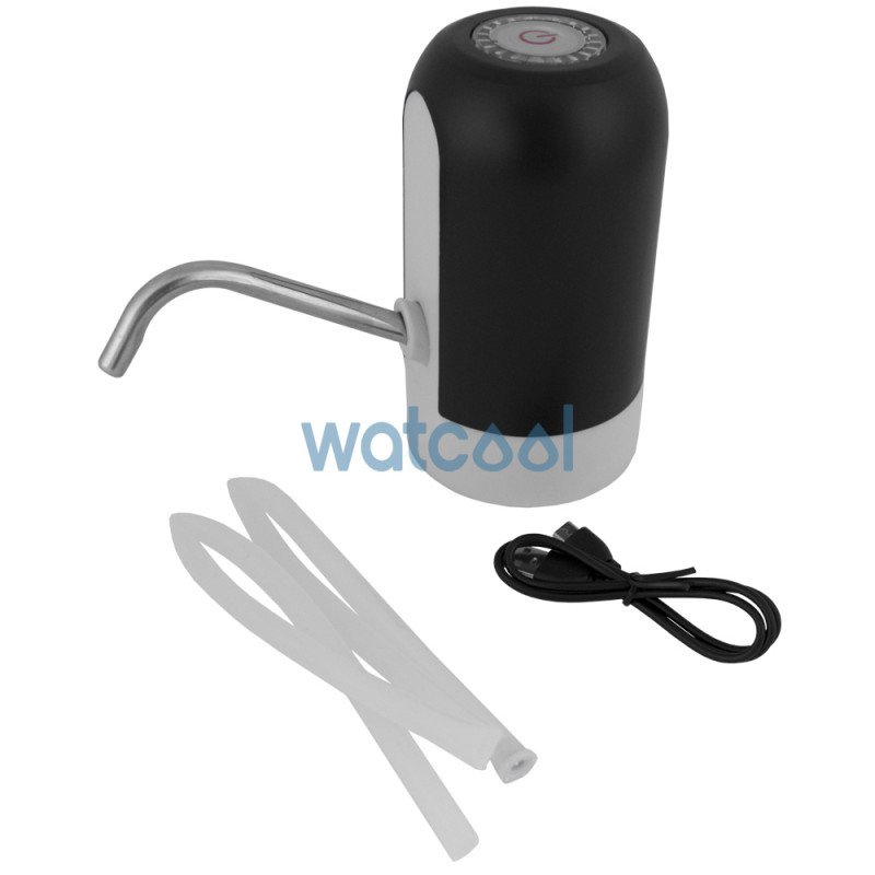 Bomba de água automática e adaptador para garrafões e garrafas de água