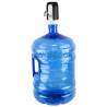 Automatic water pump with an adapter for water carafes and water bottles