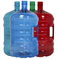 20 litre water bottle for 5 gallons caps
