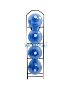 Metallic Black bottle Rack for 4 bottles