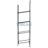 Metallic Black bottle Rack for 4 bottles