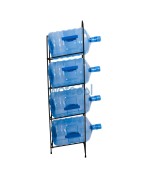 Metallic Black bottle Rack for 4 bottles
