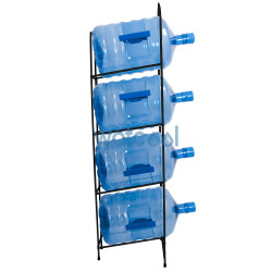 Metallic Black bottle Rack for 4 bottles