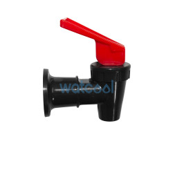 Black tap and red tab, without lock
