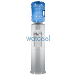 Distribuidor de água Elegance Branca + Garrafão 18,9 litros Azul